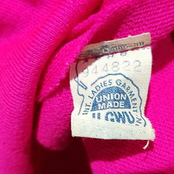 VINTAGE PINK WHITE POLK A DOT GO-GO DRESS RETRO ECLECTIC - Picture 13 of 15